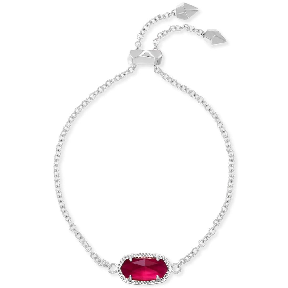 Kendra Scott Elaina Adjustable Silver Chain Bracelet